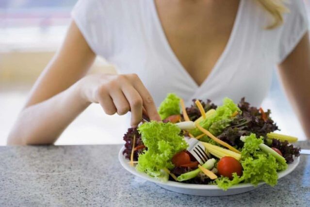 separate meals in the favorite diet